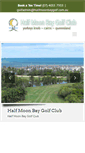 Mobile Screenshot of halfmoonbaygolf.com.au